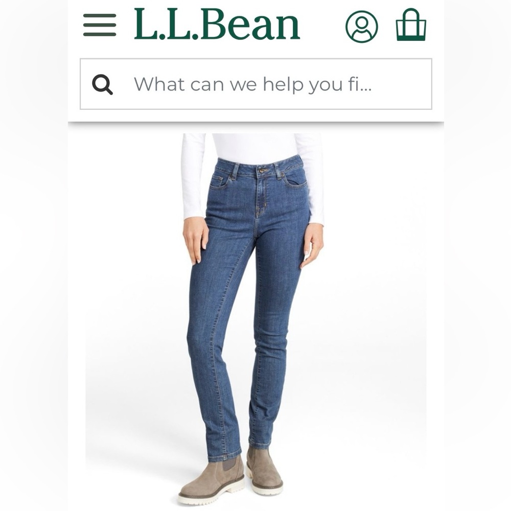 L.L. Bean Women's Classic Fit Blue Jeans